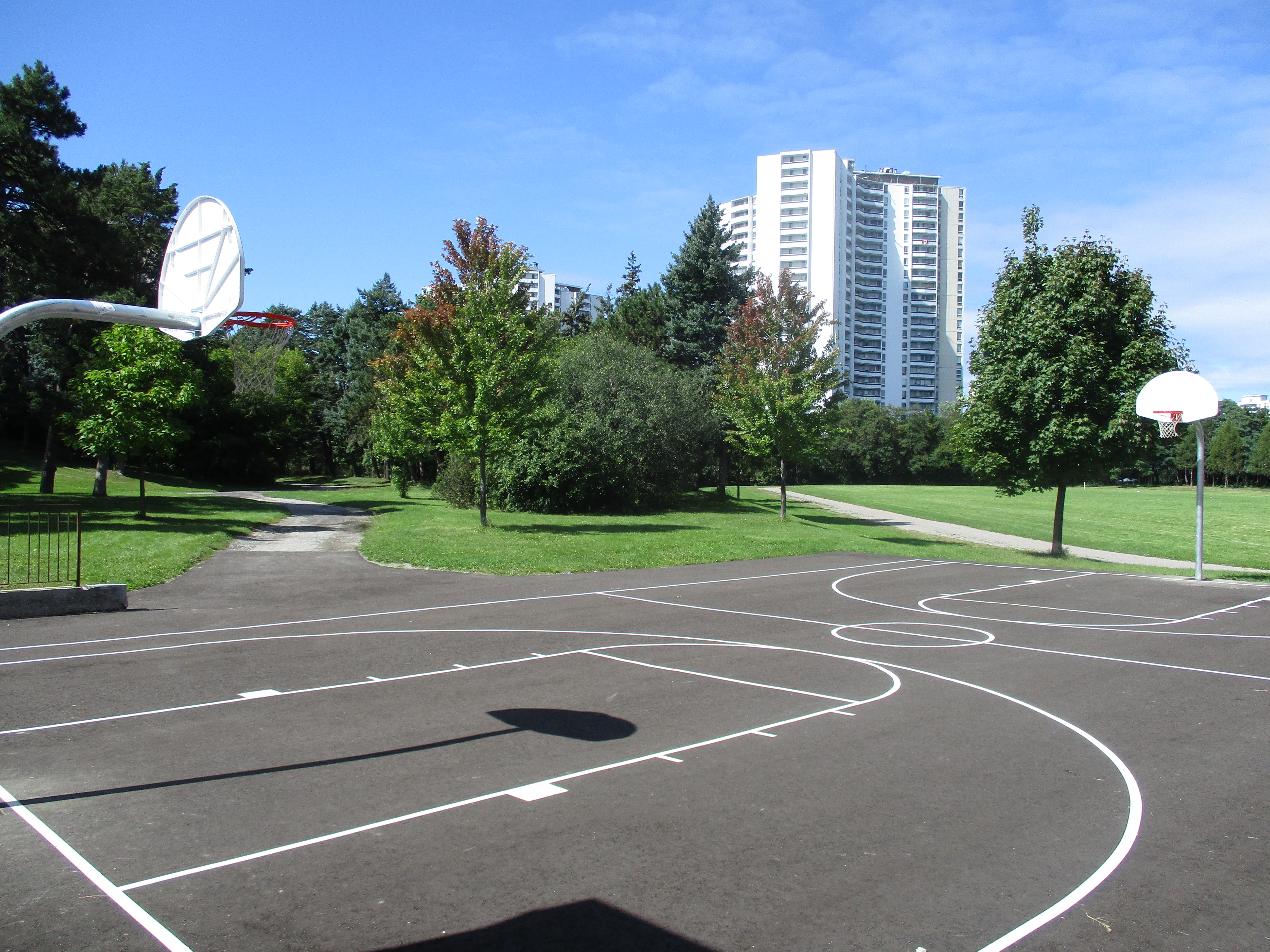 New Outdoor Basketball Court Open Gallery